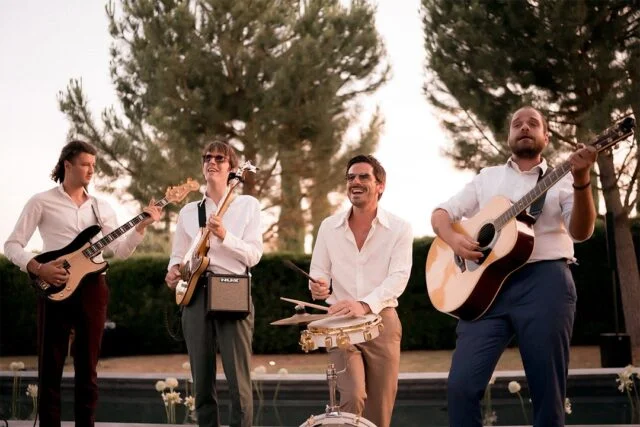 Golden hour, champagne, and that unique Rendez-Vous flair leading to an unforgettable celebration 🥂✨ 

@benoit_saintemarie_films 
@domainedesandeols 
@juliefrmn_photography 

#RendezVousRoamingBand #LiveMusicExperience #LuxuryEvents #FrenchRiviera #EventInspiration #WeddingMusic #UnforgettableMoments

Proud member of @theroamingagency